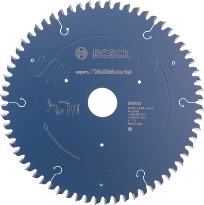 Bosch Professional Kreissägeblatt EX MU B 216x30-64 (2608642493)