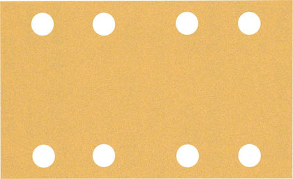 Bosch Professional Expert C470 Schleifpapier mit 8 Löchern für Schwingschleifer, 80 x 133 mm, G 120, 10-tlg. (2608900881)