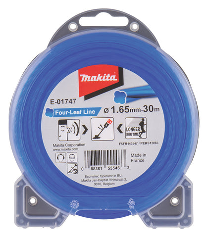 Makita Faden für Trimmer 1,65mm, Rolle 30m (E-01747)