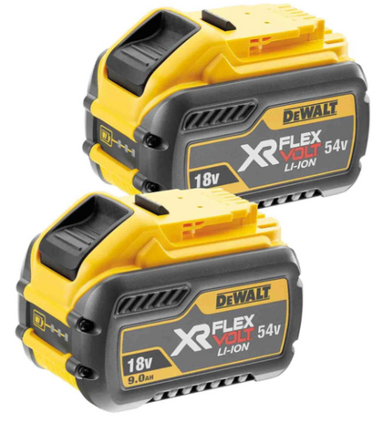 DEWALT DCB547X2-XJ Akku-Set 2x Flexvolt 18V/54V; 9,0Ah/3,0Ah