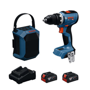 Bosch Professional GSR 18V-65 + GPB 18V-1 C (C) Combo-Kit (2x5,0Ah) (0615A500G5)