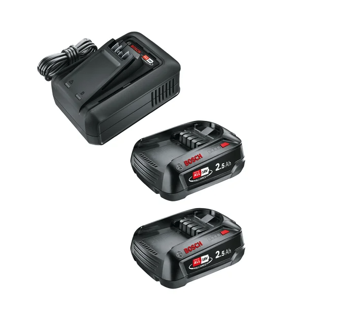 Gardena Starter Kit QC AL 18V-44 + 2 x 2,5 Ah SoC (14914-20)