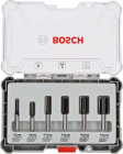 B-Ware Bosch Professional 6 tlg Nutfräser Set 8mm Schaft (2607017466)