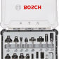 B-Ware Bosch Professional 15 tlg Mixed Fräser Set 8mm Schaft (2607017472)