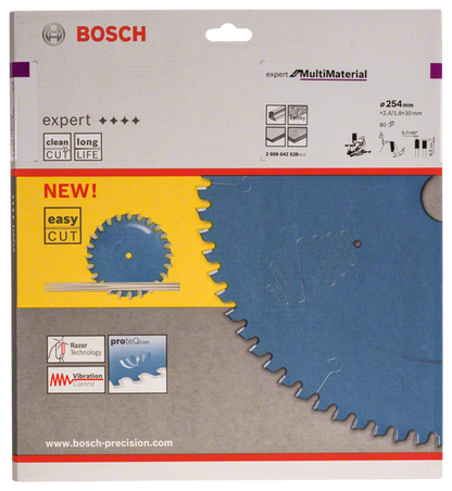 Bosch Professional Kreissägeblatt EX MU B 254x30-80 (2608642528)