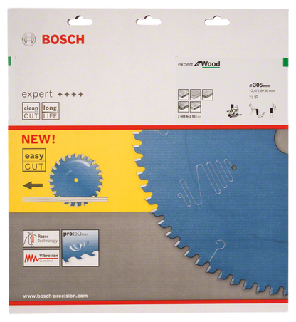 Bosch Professional Kreissägeblatt EX WO B 305x30-72 (2608642531)