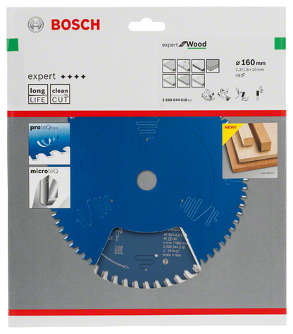 Bosch Professional Kreissägeblatt EX WO H 160x20-48 (2608644018)