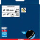 Bosch Professional Expert Multihole (Expert Multiloch) Universalstützteller, 125 mm, hart (2608900005)