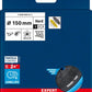 Bosch Professional Expert Multihole Stützteller für Bosch, 150 mm, hart (2608900011)