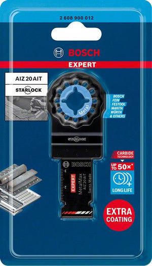 Bosch Professional Expert MetalMax AIZ 20 AIT Blatt für Multifunktionswerkzeuge, 40 x 20 mm (2608900012)