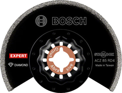 Bosch Professional Expert Grout Segment Blade ACZ 85 RD4 Blatt für Multifunktionswerkzeuge, 85 mm, 10 Stück (2608900035)