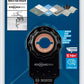 Bosch Professional Expert Corner Blade MATI 68 RD4 Blatt für Multifunktionswerkzeuge, 68 x 10 mm (2608900038)