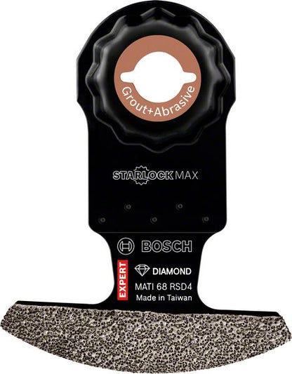 Bosch Professional Expert Corner Blade MATI 68 RD4 Blatt für Multifunktionswerkzeuge, 68 x 10 mm (2608900038)