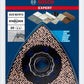 Bosch Professional Expert Sanding Plate AVZ 90 RT2 Blatt für Multifunktionswerkzeuge, 90 mm (2608900045)