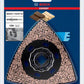 Bosch Professional Expert Sanding Plate MAVZ 116 RT10 Blatt für Multifunktionswerkzeuge, 116 mm (2608900051)