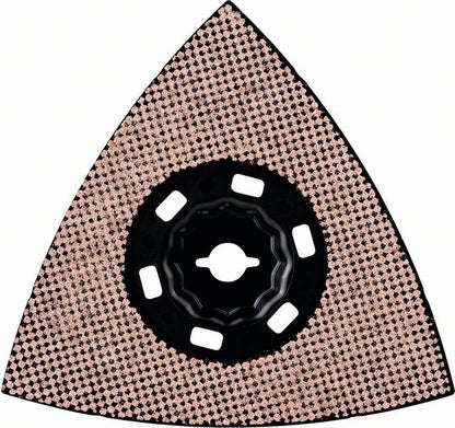 Bosch Professional Expert Sanding Plate MAVZ 116 RT10 Blatt für Multifunktionswerkzeuge, 116 mm (2608900051)