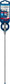 Bosch Professional Expert SDS plus-7X Hammerbohrer, 5,5 x 200 x 265 mm (2608900068)
