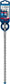 Bosch Professional Expert SDS plus-7X Hammerbohrer, 10 x 200 x 265 mm (2608900099)