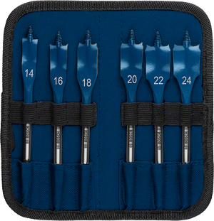Bosch Professional SELFCUT Flachfräsbohrer 6tlg.14-24mm EXP (2608900332)