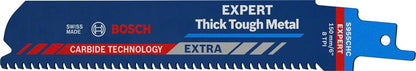 Bosch Professional Expert 'Thick Tough Metal' S 955 CHC Säbelsägeblatt, 10 Stück (2608900367)