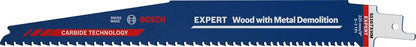 Bosch Professional Expert 'Wood with Metal Demolition' S 1167 XHM Säbelsägeblatt, 10 Stück (2608900400)