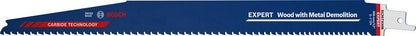 Bosch Professional Expert 'Wood with Metal Demolition' S 1267 XHM Säbelsägeblatt, 10 Stück (2608900402)
