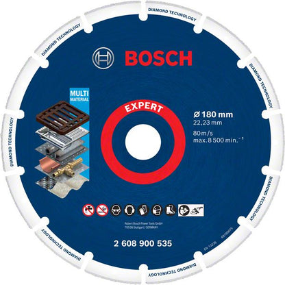 Bosch Professional Expert Diamond Metal Wheel Trennscheibe, 180 x 22,23 mm (2608900535)