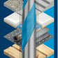 Bosch Professional Expert CYL-9 MultiConstruction Bohrer, 11 x 90 x 150 mm, d 11 mm (2608900630)