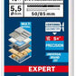 Bosch Professional Expert CYL-9 MultiConstruction Bohrer, 5,5 x 50 x 85 mm, d 5,5 mm, 10-tlg. (2608900639)