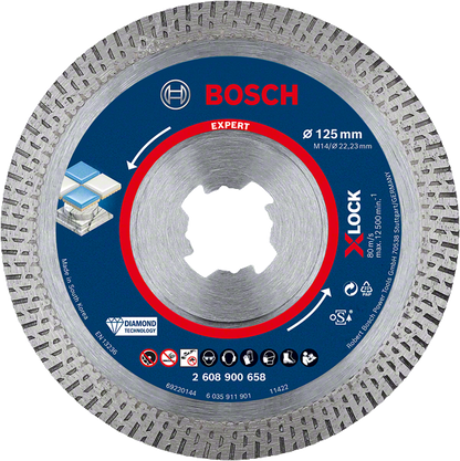 Bosch Professional X-LOCK DIA TS HardC 125x22.23x1.6x10 EXP (2608900658)