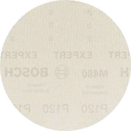 Bosch Professional Expert M480 Schleifnetz für Exzenterschleifer, 125 mm, G 120, 5 Stück (2608900673)
