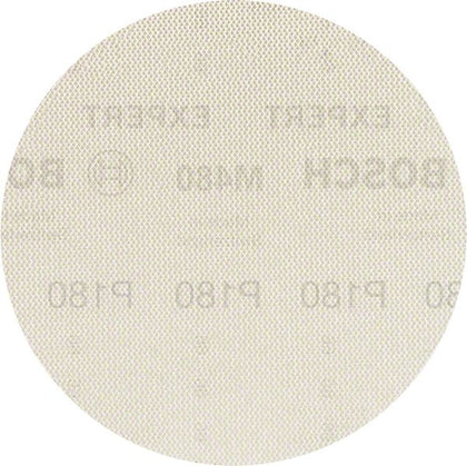 Bosch Professional Expert M480 Schleifnetz für Exzenterschleifer, 125 mm, G 180, 5 Stück (2608900675)