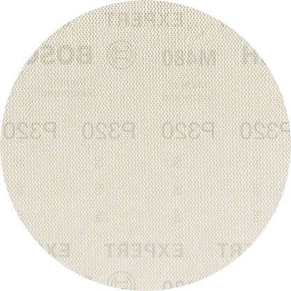 Bosch Professional Expert M480 Schleifnetz für Exzenterschleifer, 125 mm, G 320, 5 Stück (2608900678)
