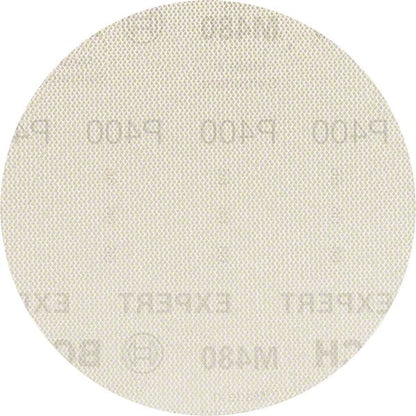 Bosch Professional Expert M480 Schleifnetz für Exzenterschleifer, 125 mm, G 400, 5 Stück (2608900679)