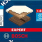 Bosch Professional Expert M480 Schleifnetz für Exzenterschleifer, 125 mm, G 80, 50 Stück (2608900680)