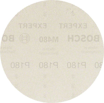 Bosch Professional Expert M480 Schleifnetz für Exzenterschleifer, 150 mm, G 180, 50 Stück (2608900702)
