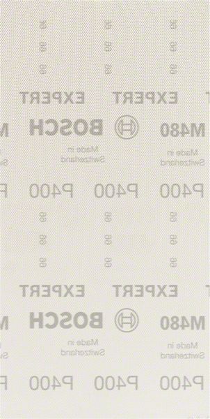 Bosch Professional Expert M480 Schleifnetz für Schwingschleifer, 115 x 230 mm, G 400, 10-tlg. (2608900769)