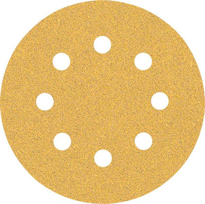 Bosch Professional Expert C470 Schleifpapier mit 8 Löchern für Exzenterschleifer, 115 mm, G 60, 5-tlg. (2608900795)