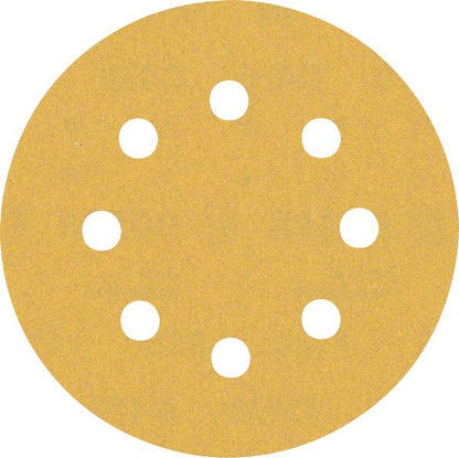 Bosch Professional Expert C470 Schleifpapier mit 8 Löchern für Exzenterschleifer, 115 mm, G 180, 5-tlg. (2608900798)