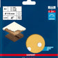 Bosch Professional Expert C470 Schleifpapier-Set für Exzenterschleifer, 115 mm, 8 Löcher, G 60/120/240, 6-tlg. (2608900802)