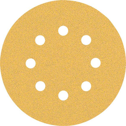 Bosch Professional Expert C470 Schleifpapier mit 8 Löchern für Exzenterschleifer, 125 mm, G 80, 5-tlg. (2608900805)