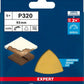 Bosch Professional Expert C470 Schleifpapier für Deltaschleifer, 93 mm, G 320, 5 Stück (2608900830)