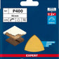 Bosch Professional Expert C470 Schleifpapier für Deltaschleifer, 93 mm, G 400, 5 Stück (2608900831)