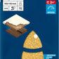 Bosch Professional Expert C470 Schleifpapier mit 11 Löchern für Multischleifer, 102 x 62 mm, 93 mm, G 40, 10-tlg. (2608900886)