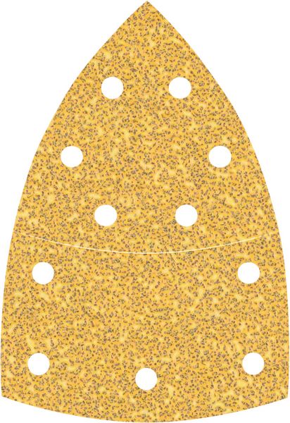 Bosch Professional Expert C470 Schleifpapier mit 11 Löchern für Multischleifer, 102 x 62 mm, 93 mm, G 40, 10-tlg. (2608900886)