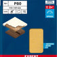 Bosch Professional Expert C470 Schleifpapier mit 6 Löchern für Schwingschleifer, 115 x 107 mm, G 80, 10-tlg. (2608900892)