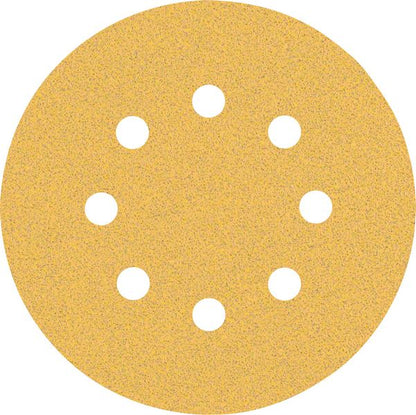 Bosch Professional Expert C470 Schleifpapier mit 8 Löchern für Exzenterschleifer, 125 mm, G 80, 50-tlg. (2608900910)