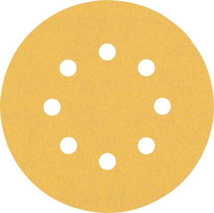 Bosch Professional Expert C470 Schleifpapier mit 8 Löchern für Exzenterschleifer, 125 mm, G 120, 50-tlg. (2608900912)