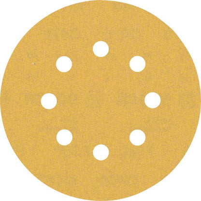 Bosch Professional Expert C470 Schleifpapier mit 8 Löchern für Exzenterschleifer, 125 mm, G 180, 50-tlg. (2608900913)