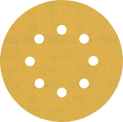 Bosch Professional Expert C470 Schleifpapier mit 8 Löchern für Exzenterschleifer, 125 mm, G 320, 50-tlg. (2608900915)